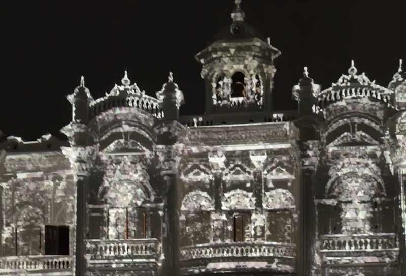 50 Years of BAL — projection mapping on historic building